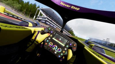 F1 25 – Screenshot aus der Fahrerperspektive während eines Rennens