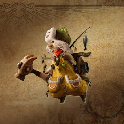 Monster Hunter Wilds - Illustrazione del personaggio Felyne