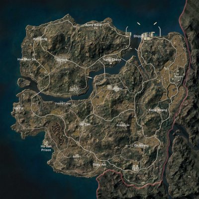 PUBG: Battlegrounds-map - Taego