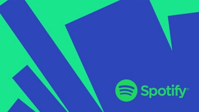 Image showing Spotify logo and colors in blue and green.