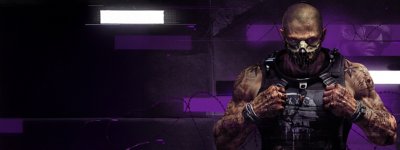 Arte promocional de la temporada 04 de Call of Duty: Black Ops 6 que muestra a Stitch con una máscara de calavera.