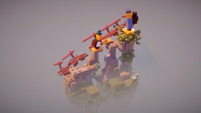 LEGO Builder's Journey snimak ekrana koji prikazuje LEGO scenu