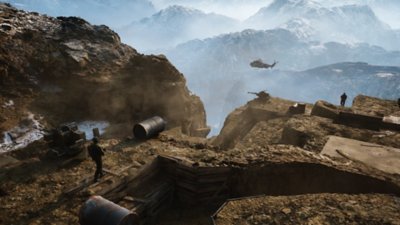 Metal Gear Solid Delta: Snake Eater - Screenshot di una base nemica presidiata