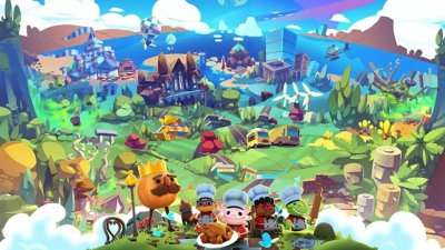 Overcooked! Arte guía de All You Can Eat